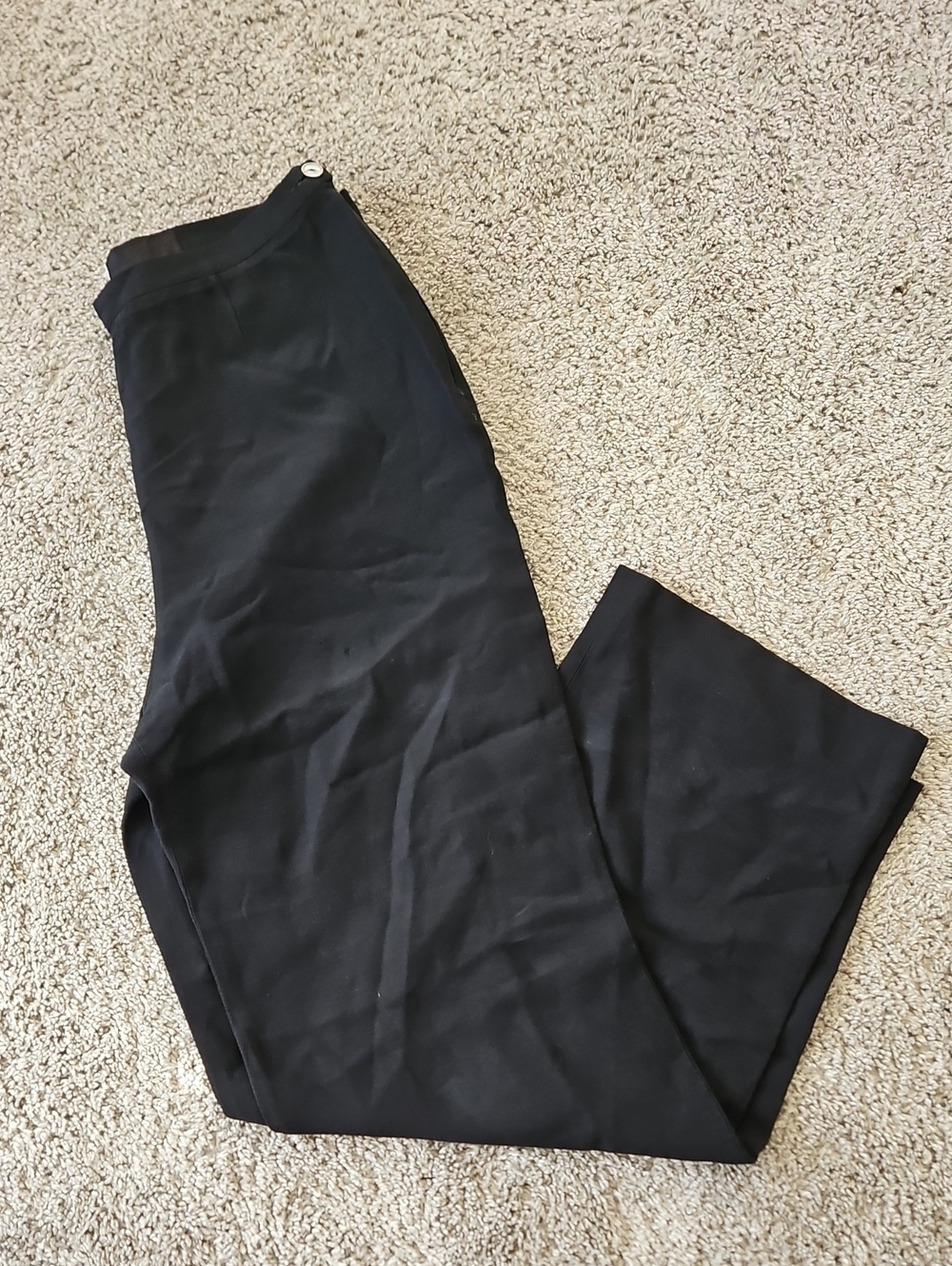 MaxMara Black Dress Trousers Wide Leg 10